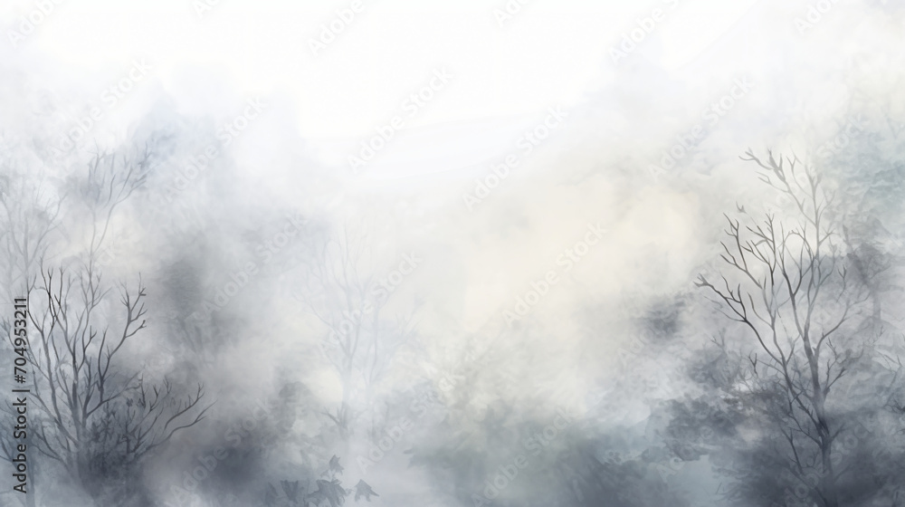 Gray watercolor art background