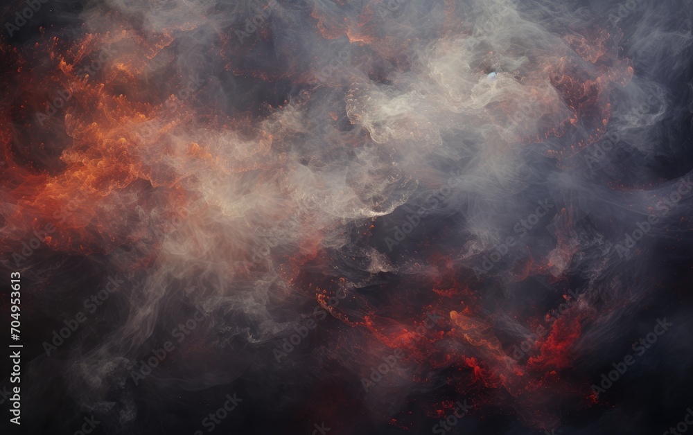 A celestial setting, picture constellations formed by the intricate paths of abstract, stardust-infused smoke.