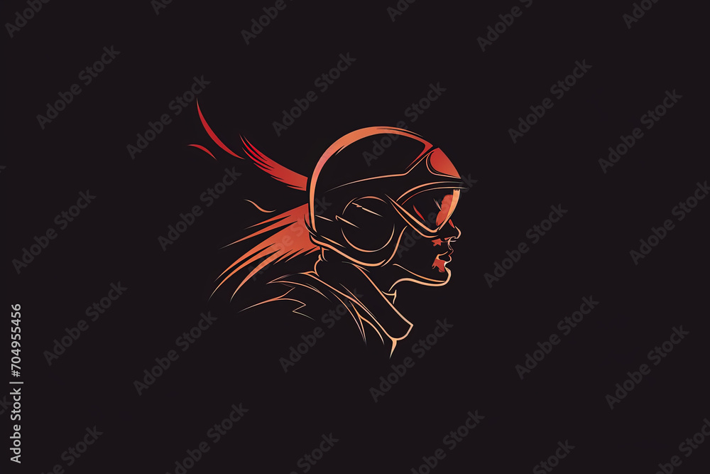 Modern and stylish pilot logo. Modern and stylish pilot logo.