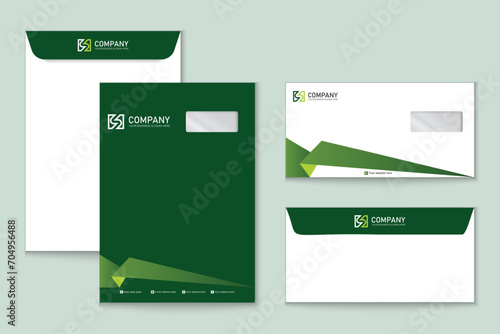 Envelope a4 and dl size template design
