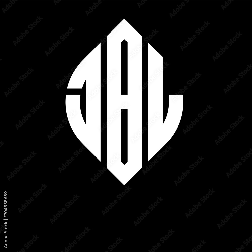 JBL circle letter logo design with circle and ellipse shape. JBL ellipse letters with typographic style. The three initials form a circle logo. JBL circle emblem abstract monogram letter mark vector. JBL circle letter logo design with circle and ellipse shape. JBL ellipse letters with typographic style. The three initials form a circle logo. JBL circle emblem abstract monogram letter mark vector.