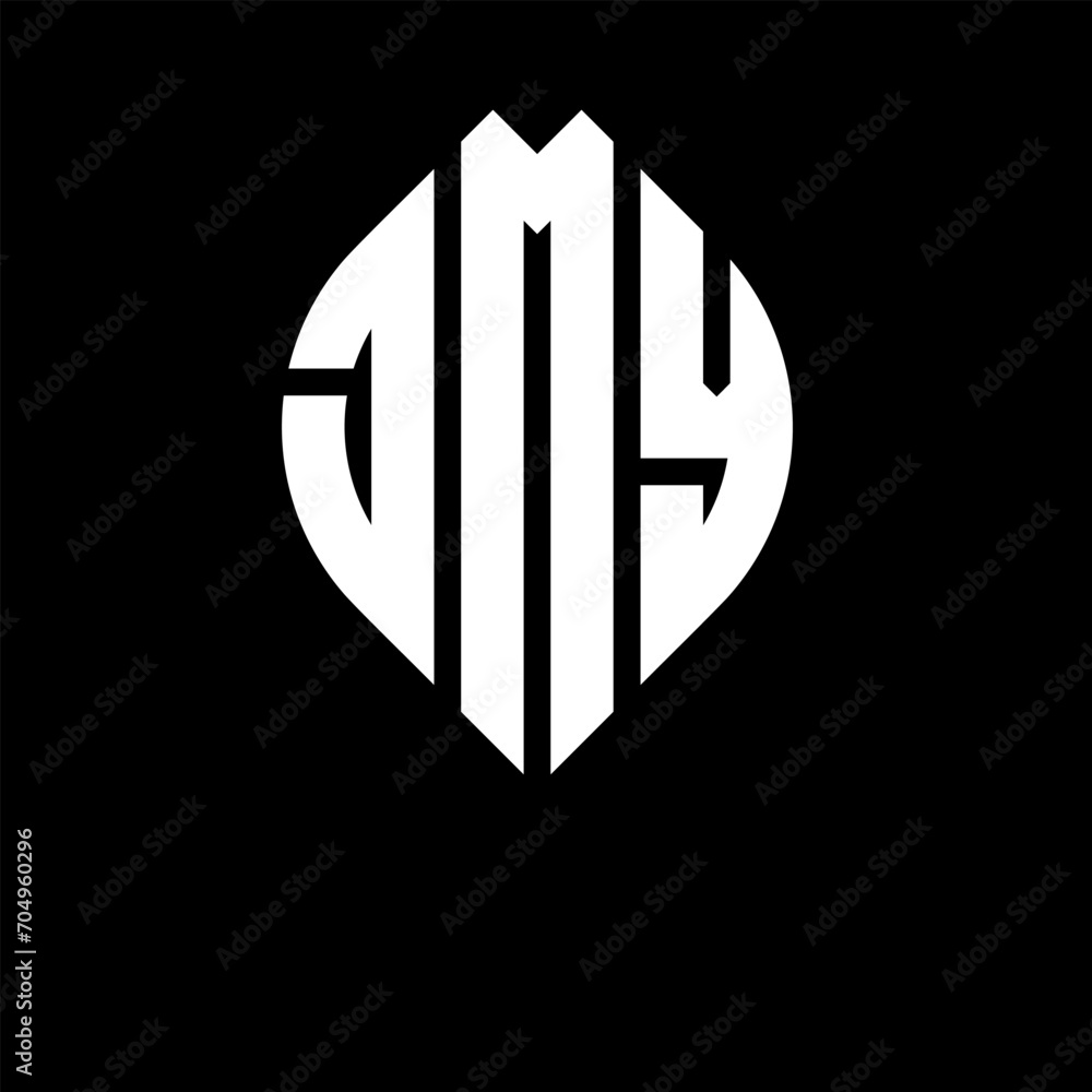 JMY circle letter logo design with circle and ellipse shape. JMY ellipse letters with typographic style. The three initials form a circle logo. JMY circle emblem abstract monogram letter mark vector. JMY circle letter logo design with circle and ellipse shape. JMY ellipse letters with typographic style. The three initials form a circle logo. JMY circle emblem abstract monogram letter mark vector.