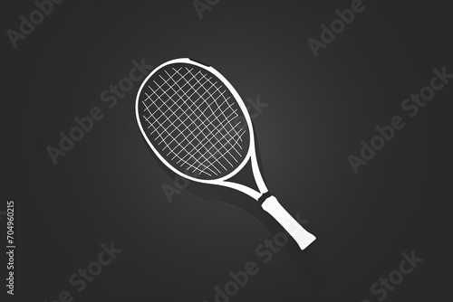 Beautiful and stylish tennis logo. © Vladislav