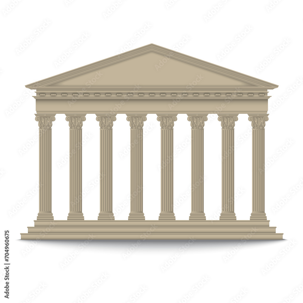 Roman/Greek pantheon with Corinthian columns, high detailed Roman/Greek pantheon with Corinthian columns, high detailed