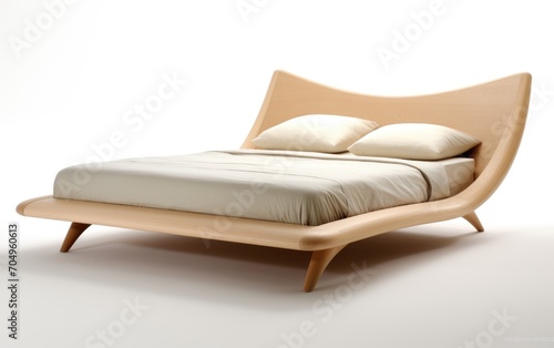 Plywood double bed, Wooden double bed. © Tayyab Imtiaz