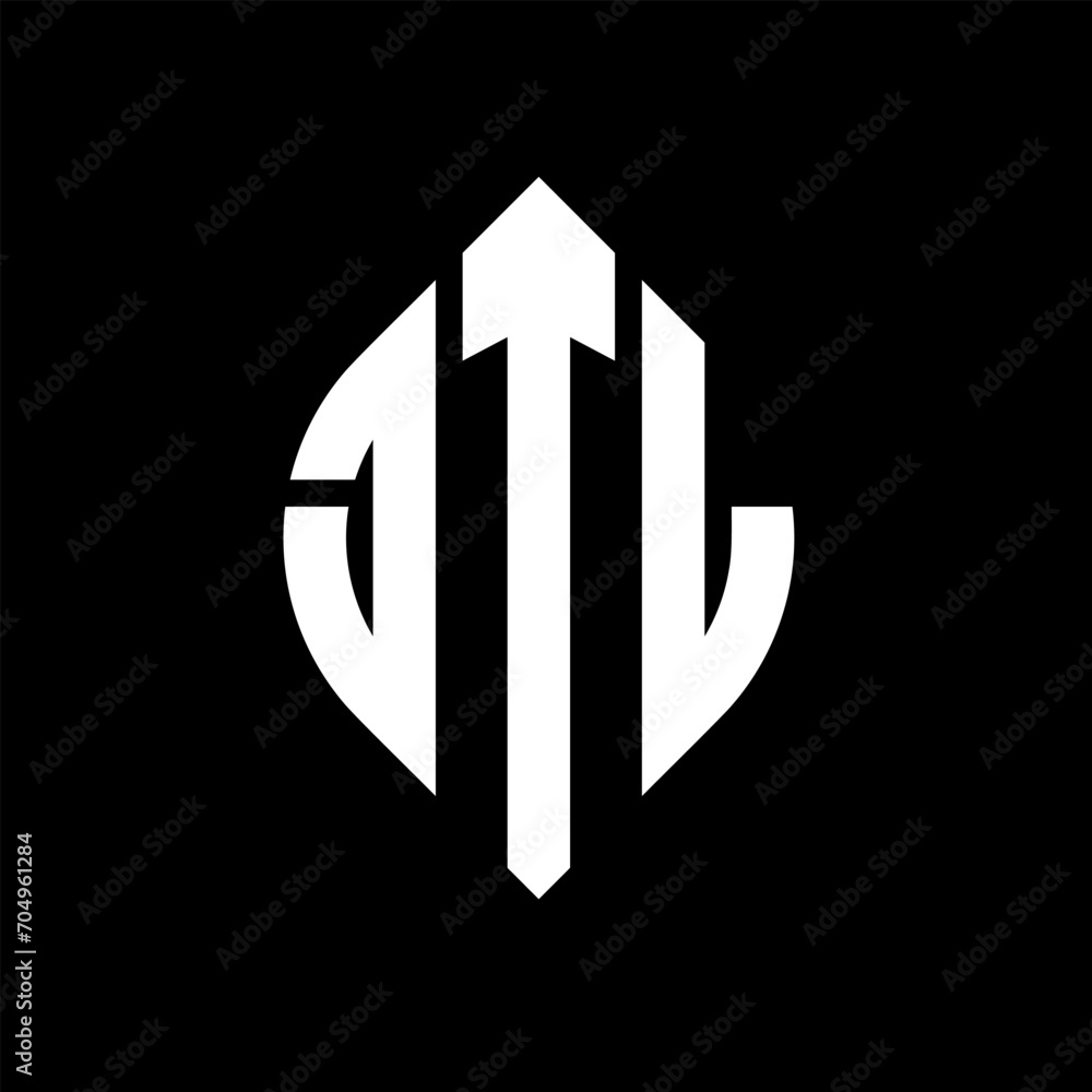 JTL circle letter logo design with circle and ellipse shape. JTL ellipse letters with typographic style. The three initials form a circle logo. JTL circle emblem abstract monogram letter mark vector. JTL circle letter logo design with circle and ellipse shape. JTL ellipse letters with typographic style. The three initials form a circle logo. JTL circle emblem abstract monogram letter mark vector.
