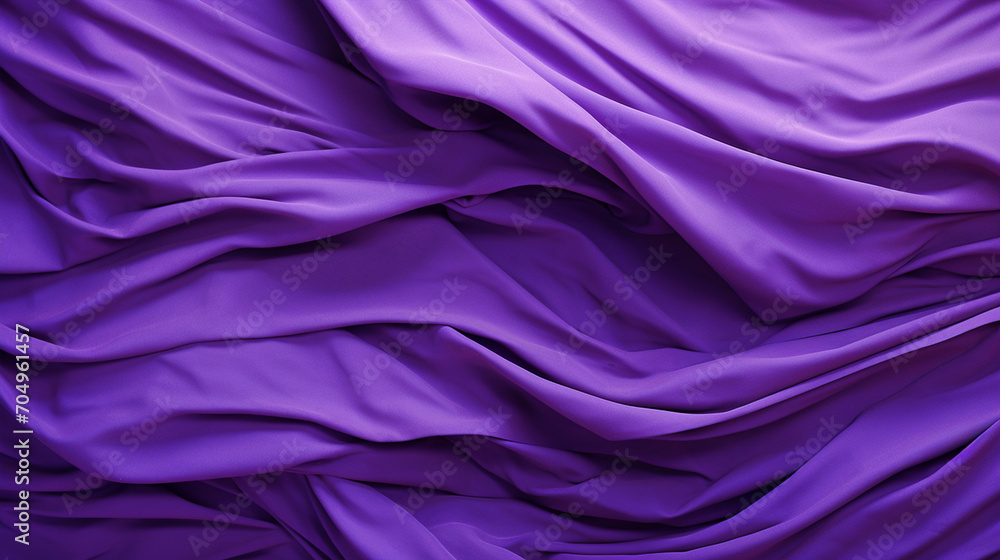 Obraz premium Crumpled paper texture in purple color - ai generative