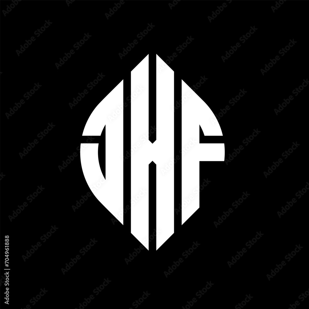 JXF circle letter logo design with circle and ellipse shape. JXF ellipse letters with typographic style. The three initials form a circle logo. JXF circle emblem abstract monogram letter mark vector. JXF circle letter logo design with circle and ellipse shape. JXF ellipse letters with typographic style. The three initials form a circle logo. JXF circle emblem abstract monogram letter mark vector.