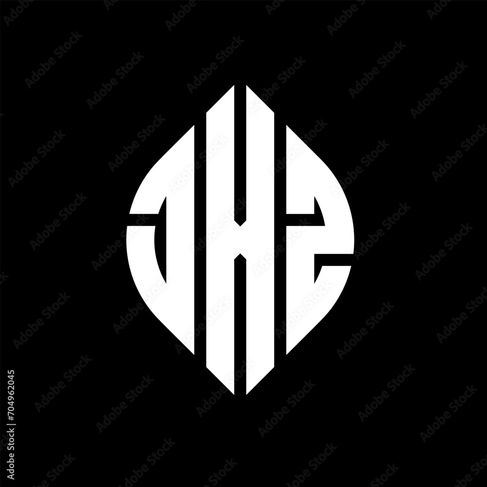 JXZ circle letter logo design with circle and ellipse shape. JXZ ellipse letters with typographic style. The three initials form a circle logo. JXZ circle emblem abstract monogram letter mark vector. JXZ circle letter logo design with circle and ellipse shape. JXZ ellipse letters with typographic style. The three initials form a circle logo. JXZ circle emblem abstract monogram letter mark vector.
