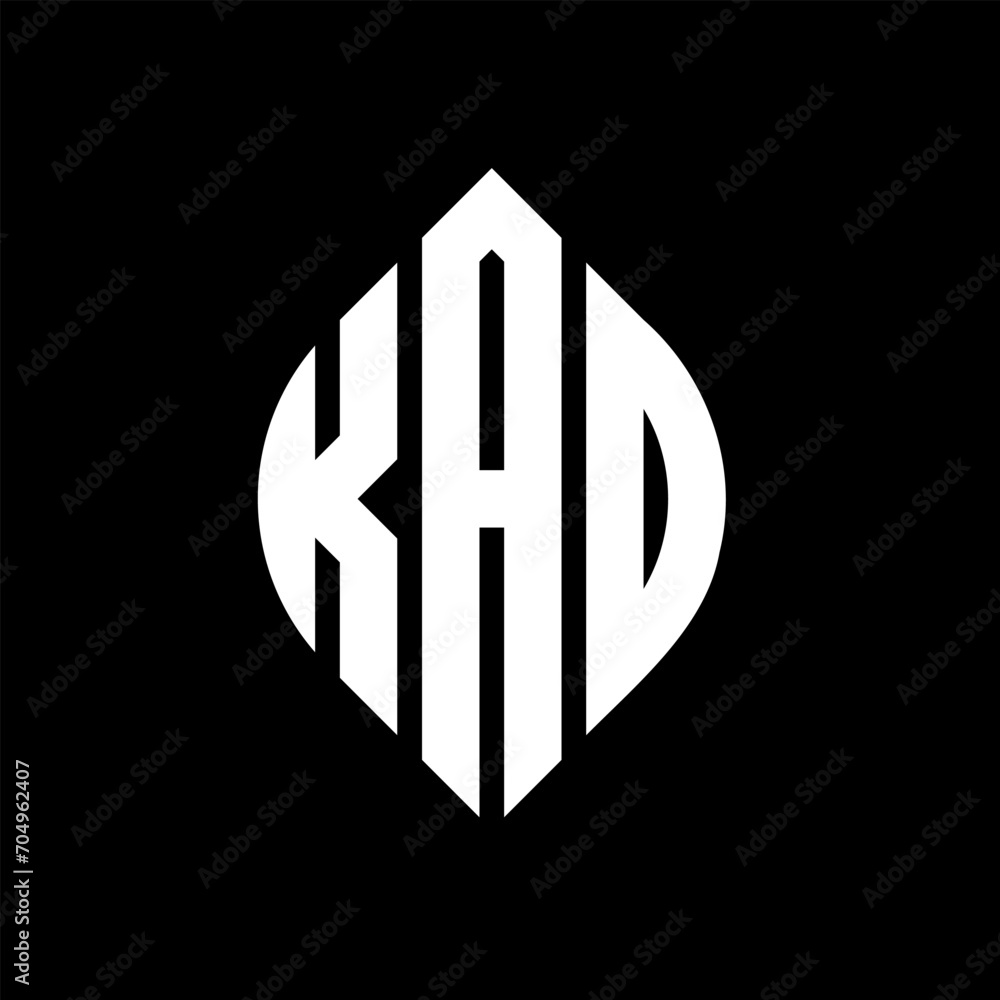 KAO circle letter logo design with circle and ellipse shape. KAO ellipse letters with typographic style. The three initials form a circle logo. KAO circle emblem abstract monogram letter mark vector. KAO circle letter logo design with circle and ellipse shape. KAO ellipse letters with typographic style. The three initials form a circle logo. KAO circle emblem abstract monogram letter mark vector.