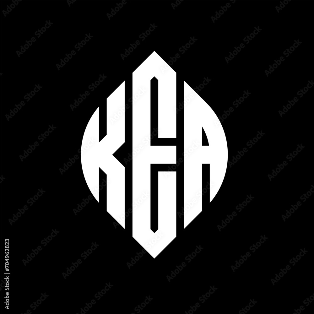 KEA circle letter logo design with circle and ellipse shape. KEA ellipse letters with typographic style. The three initials form a circle logo. KEA circle emblem abstract monogram letter mark vector. KEA circle letter logo design with circle and ellipse shape. KEA ellipse letters with typographic style. The three initials form a circle logo. KEA circle emblem abstract monogram letter mark vector.