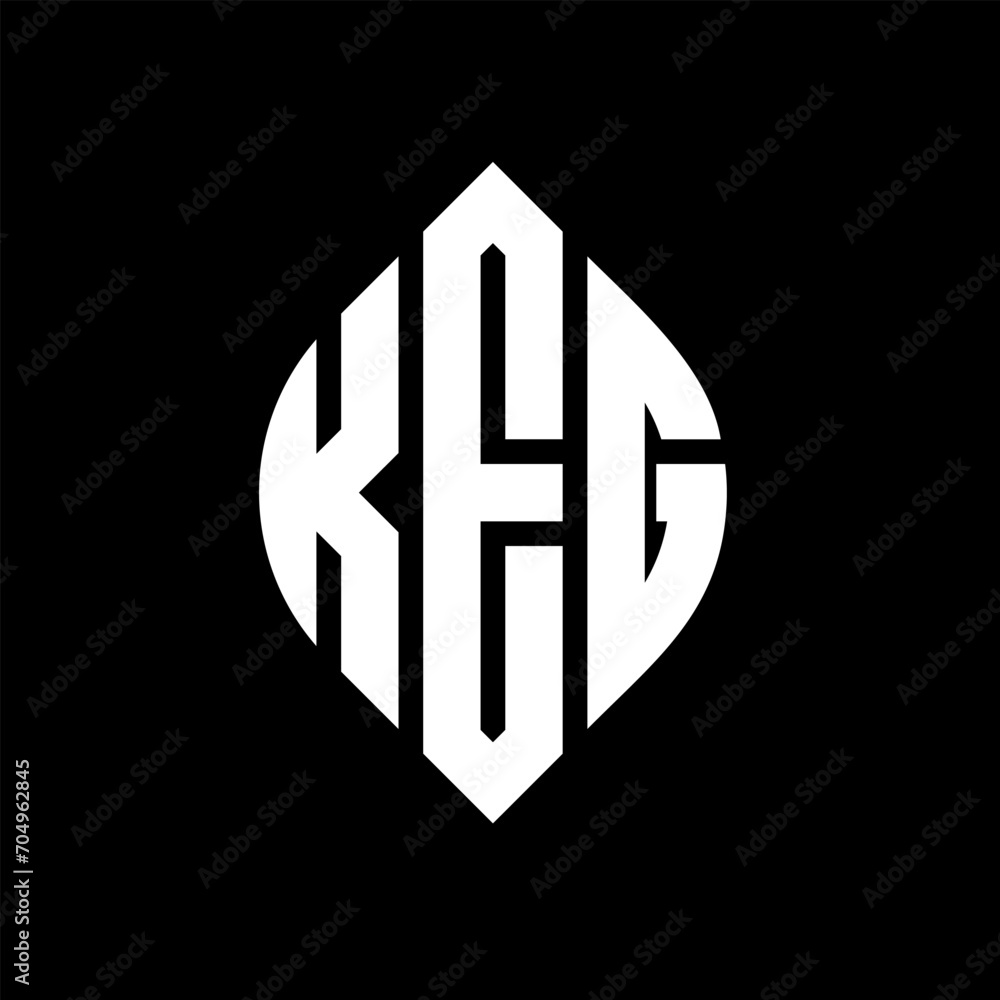KEG circle letter logo design with circle and ellipse shape. KEG ellipse letters with typographic style. The three initials form a circle logo. KEG circle emblem abstract monogram letter mark vector. KEG circle letter logo design with circle and ellipse shape. KEG ellipse letters with typographic style. The three initials form a circle logo. KEG circle emblem abstract monogram letter mark vector.