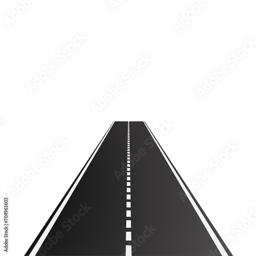 illustration of road with transparency background