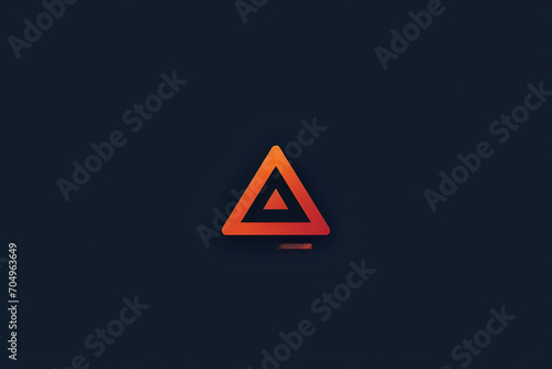 Beautiful and stylish warning logo. Free Download Beautiful and stylish warning logo. - GFXLoad