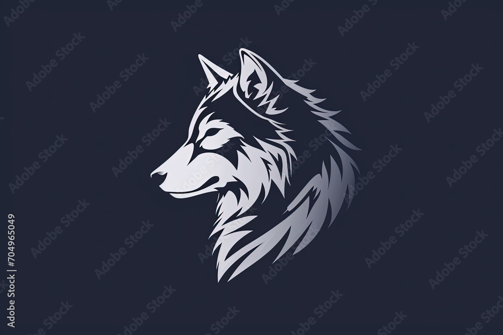 Beautiful and stylish wolf logo. Beautiful and stylish wolf logo.
