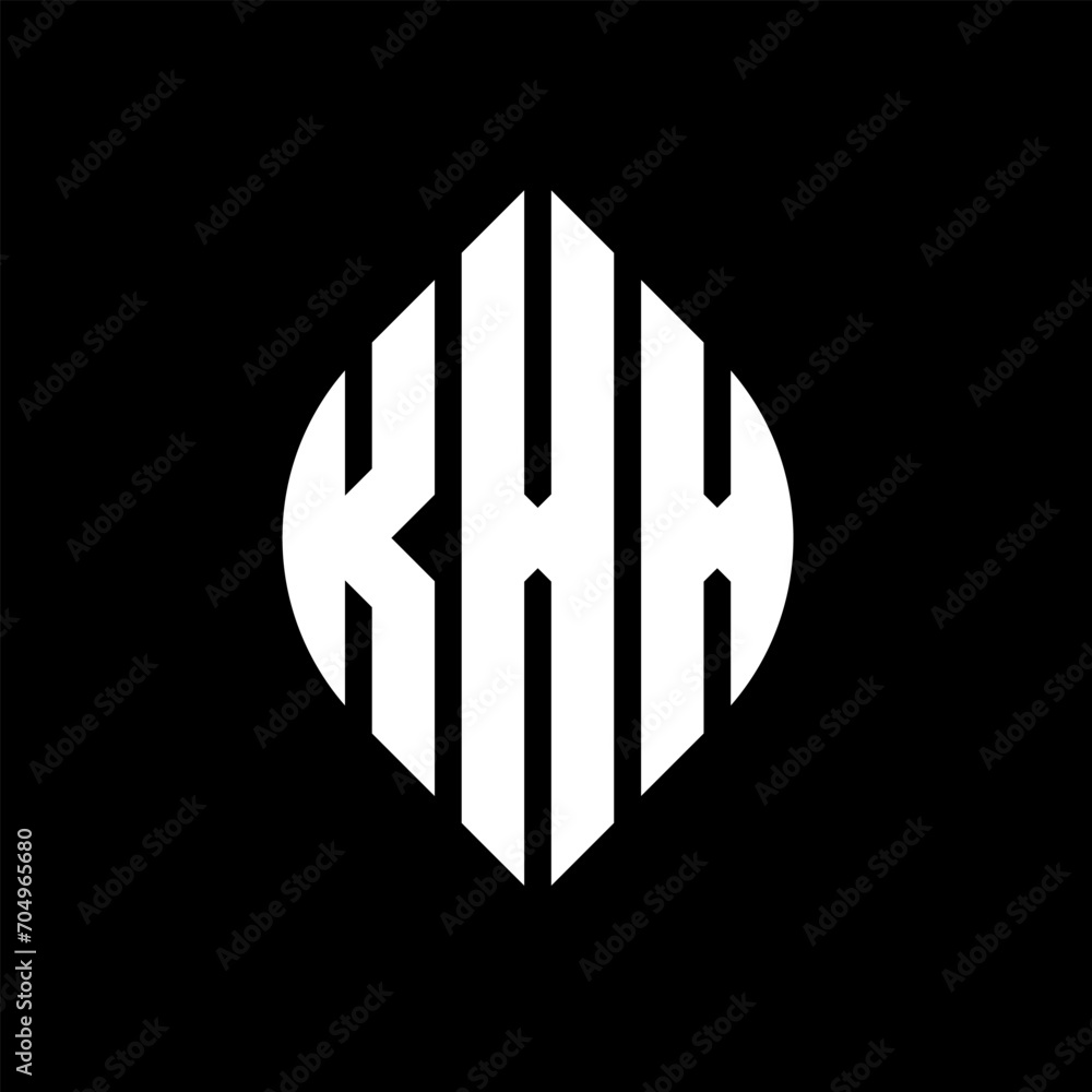 KXX circle letter logo design with circle and ellipse shape. KXX ellipse letters with typographic style. The three initials form a circle logo. KXX circle emblem abstract monogram letter mark vector. KXX circle letter logo design with circle and ellipse shape. KXX ellipse letters with typographic style. The three initials form a circle logo. KXX circle emblem abstract monogram letter mark vector.