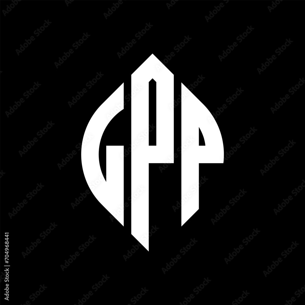 LPP circle letter logo design with circle and ellipse shape. LPP ellipse letters with typographic style. The three initials form a circle logo. LPP circle emblem abstract monogram letter mark vector. LPP circle letter logo design with circle and ellipse shape. LPP ellipse letters with typographic style. The three initials form a circle logo. LPP circle emblem abstract monogram letter mark vector.