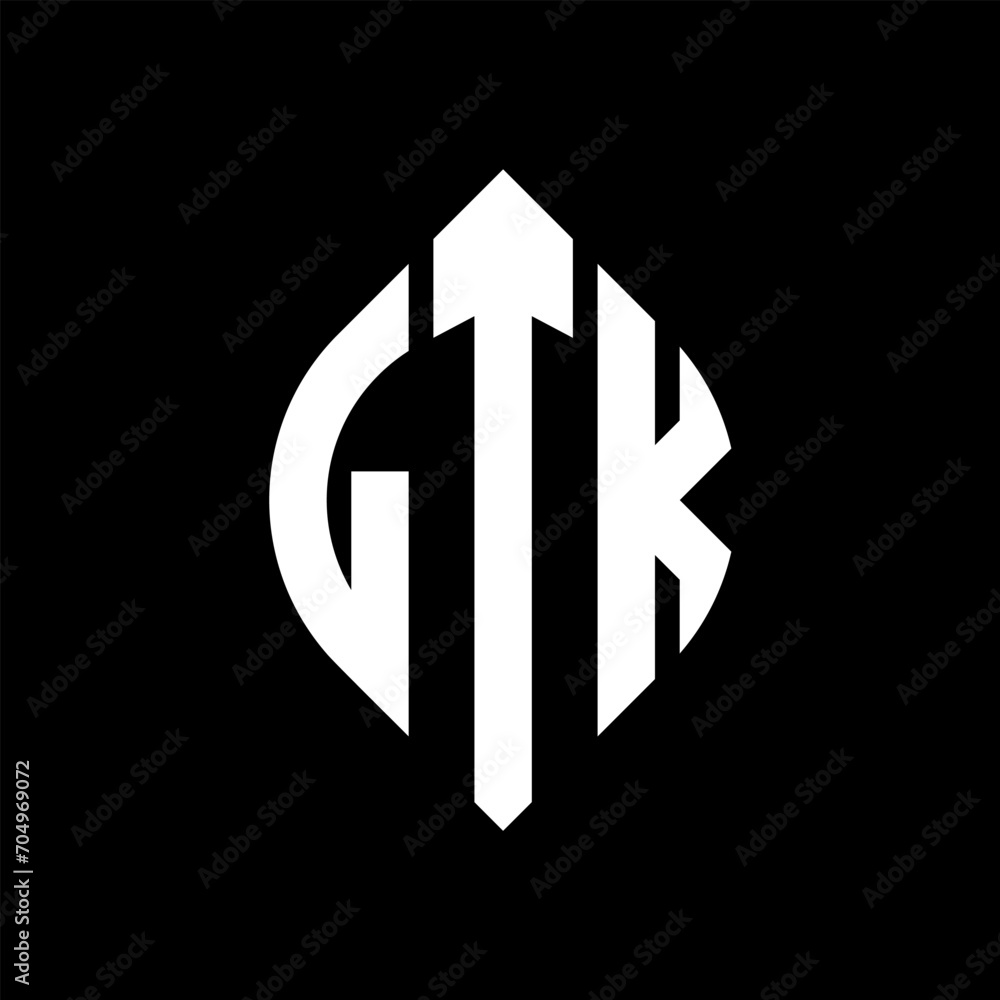 LTK circle letter logo design with circle and ellipse shape. LTK ellipse letters with typographic style. The three initials form a circle logo. LTK circle emblem abstract monogram letter mark vector. LTK circle letter logo design with circle and ellipse shape. LTK ellipse letters with typographic style. The three initials form a circle logo. LTK circle emblem abstract monogram letter mark vector.