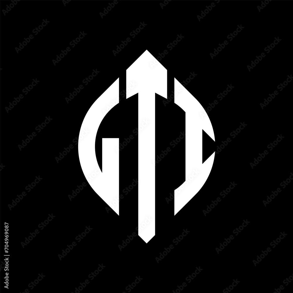 LTI circle letter logo design with circle and ellipse shape. LTI ellipse letters with typographic style. The three initials form a circle logo. LTI circle emblem abstract monogram letter mark vector. LTI circle letter logo design with circle and ellipse shape. LTI ellipse letters with typographic style. The three initials form a circle logo. LTI circle emblem abstract monogram letter mark vector.