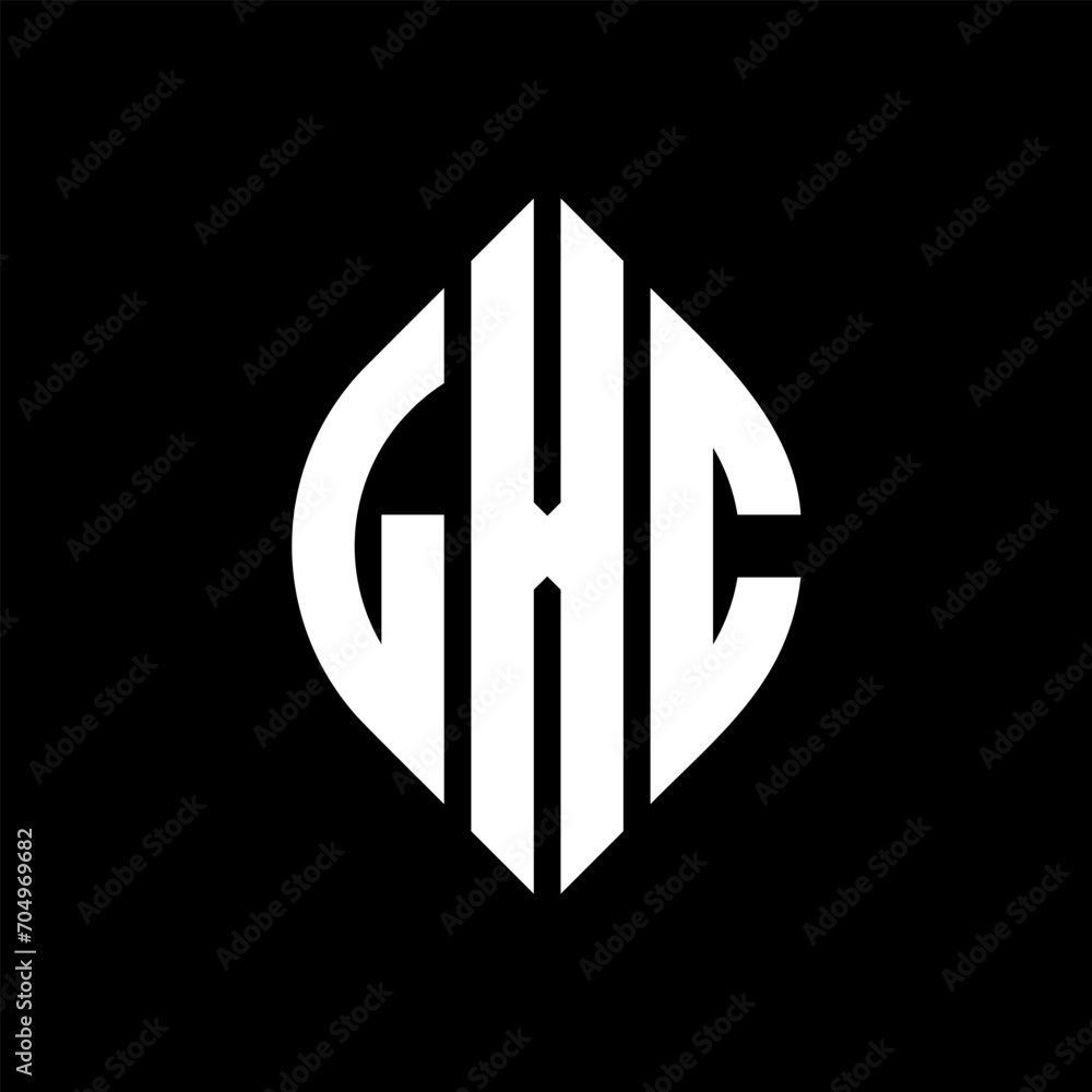 LXC circle letter logo design with circle and ellipse shape. LXC ellipse letters with typographic style. The three initials form a circle logo. LXC circle emblem abstract monogram letter mark vector. LXC circle letter logo design with circle and ellipse shape. LXC ellipse letters with typographic style. The three initials form a circle logo. LXC circle emblem abstract monogram letter mark vector.