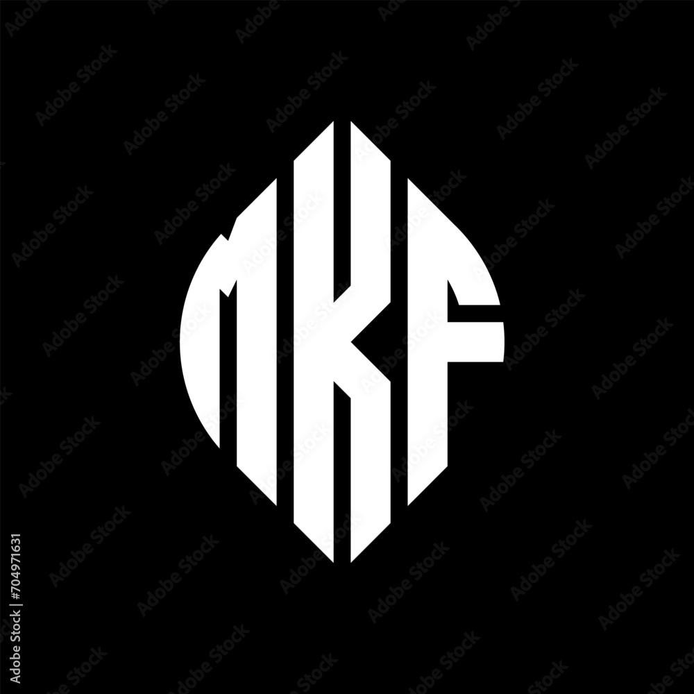 MKF circle letter logo design with circle and ellipse shape. MKF ellipse letters with typographic style. The three initials form a circle logo. MKF circle emblem abstract monogram letter mark vector. MKF circle letter logo design with circle and ellipse shape. MKF ellipse letters with typographic style. The three initials form a circle logo. MKF circle emblem abstract monogram letter mark vector.