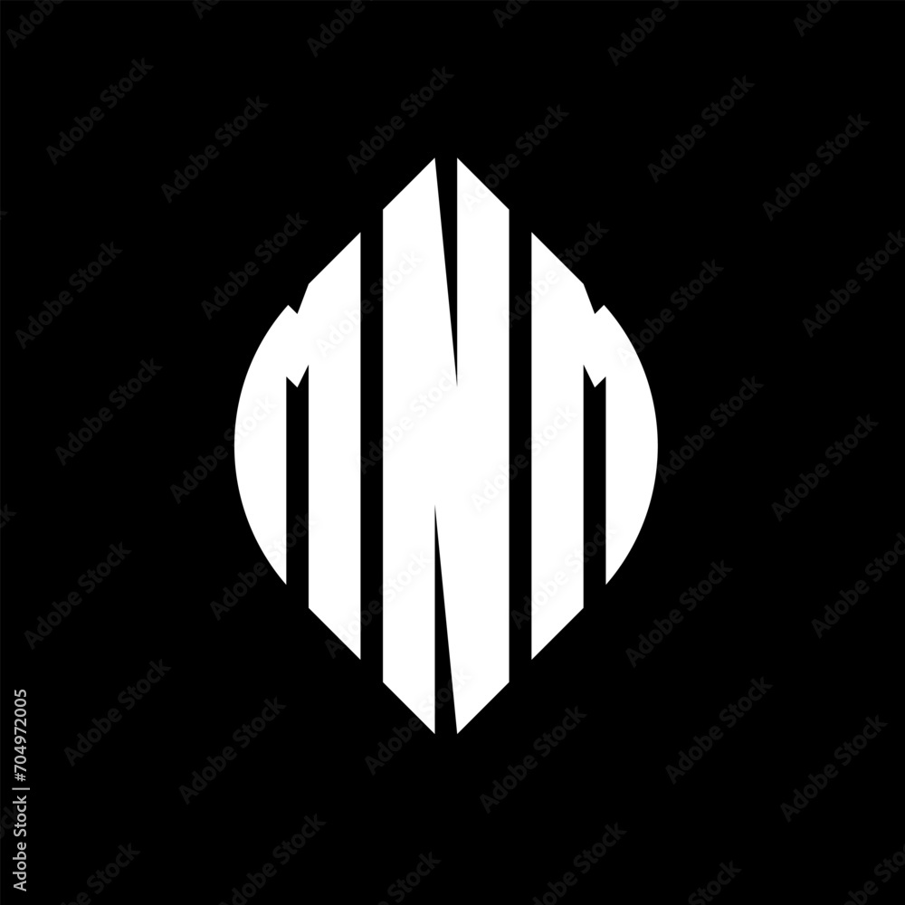 MNM circle letter logo design with circle and ellipse shape. MNM ellipse letters with typographic style. The three initials form a circle logo. MNM circle emblem abstract monogram letter mark vector. MNM circle letter logo design with circle and ellipse shape. MNM ellipse letters with typographic style. The three initials form a circle logo. MNM circle emblem abstract monogram letter mark vector.
