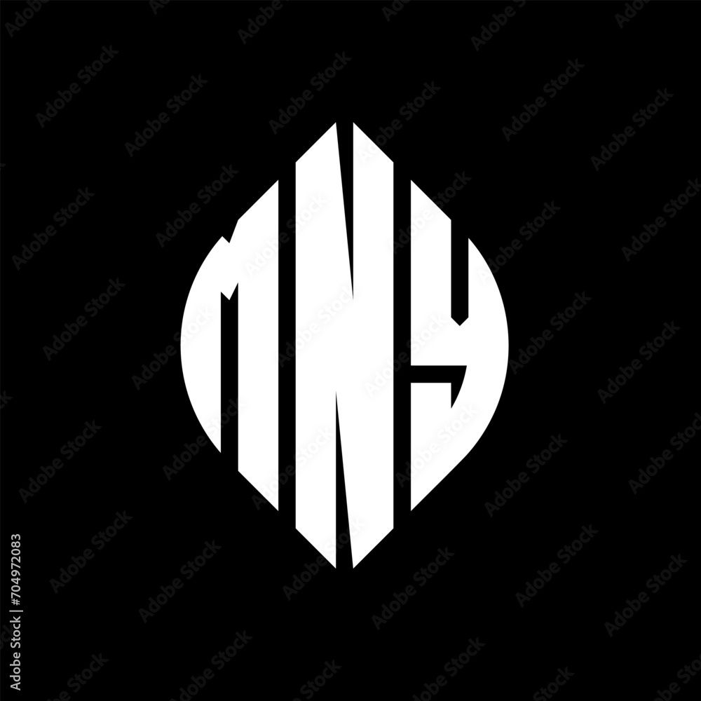 MNY circle letter logo design with circle and ellipse shape. MNY ellipse letters with typographic style. The three initials form a circle logo. MNY circle emblem abstract monogram letter mark vector. MNY circle letter logo design with circle and ellipse shape. MNY ellipse letters with typographic style. The three initials form a circle logo. MNY circle emblem abstract monogram letter mark vector.