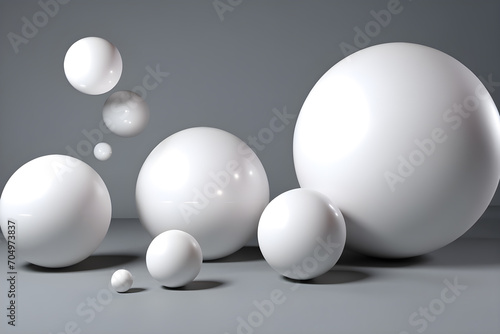 eggs on a white background  generative ai
