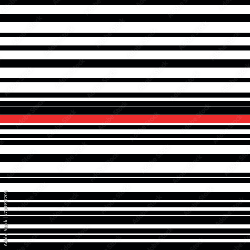 black and white stripes with red horizon black and white stripes with red horizon