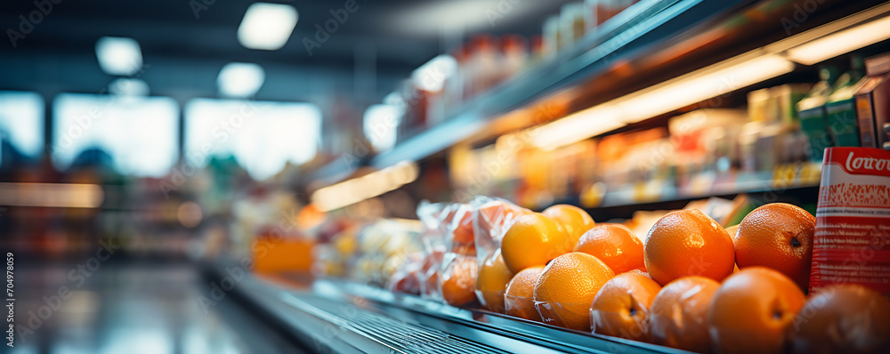 Supermarket Shelves and Consumer Goods Display: Organized Retail Experience,
 Grocery Store Shelving and Merchandise Presentation: Retail Space Optimization,
 Retail Organization and Shelf Stocking