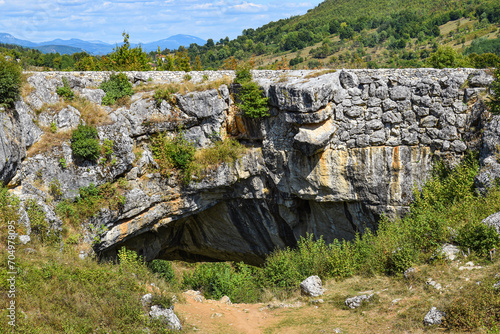 Natural stone bridge - God's Bridge, Romania - Podul lui Dumnezeu , Ponoarele photo