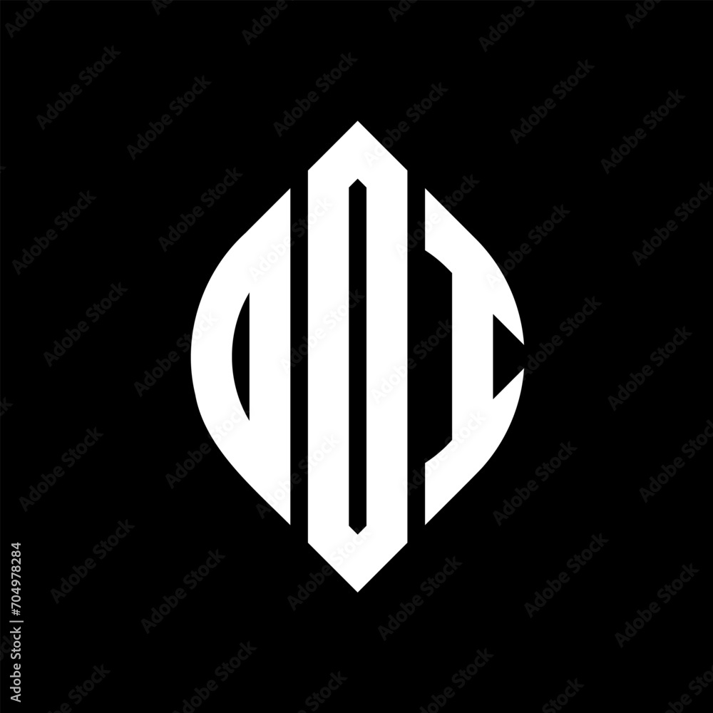 ODI circle letter logo design with circle and ellipse shape. ODI ellipse letters with typographic style. The three initials form a circle logo. ODI circle emblem abstract monogram letter mark vector. ODI circle letter logo design with circle and ellipse shape. ODI ellipse letters with typographic style. The three initials form a circle logo. ODI circle emblem abstract monogram letter mark vector.