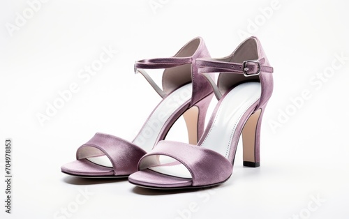 Velvet Verve heeled sandal pair.