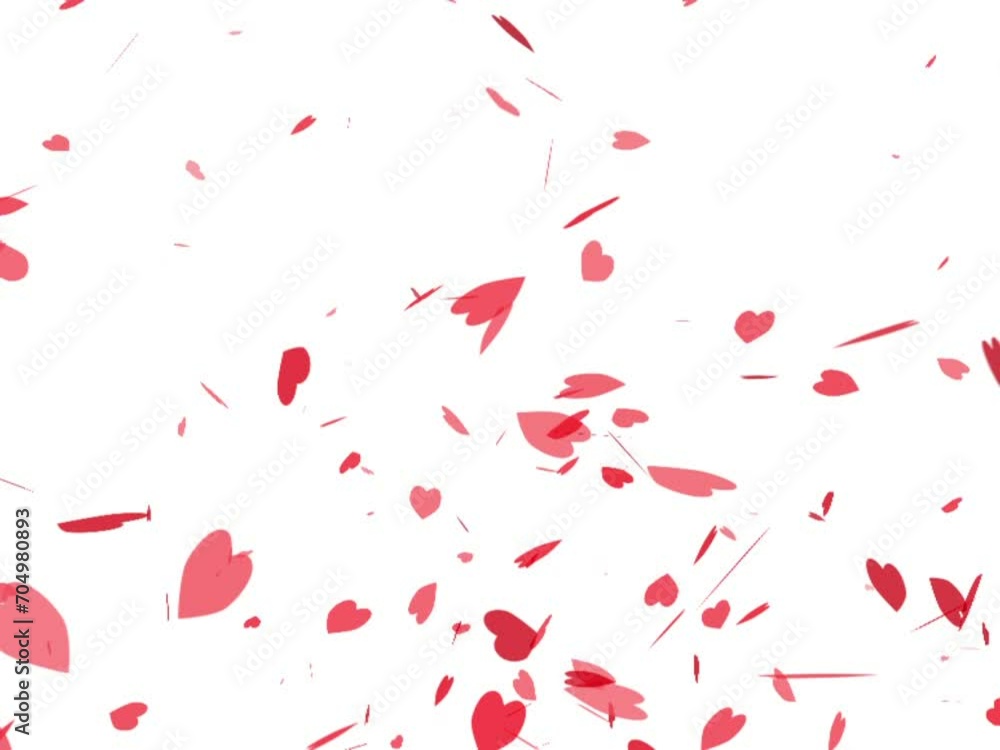 Animation on white background of red hearts rising up. Happy Valentines Day. Red heart animation for romantic background Animation on white background of red hearts rising up. Happy Valentines Day. Red heart animation for romantic background