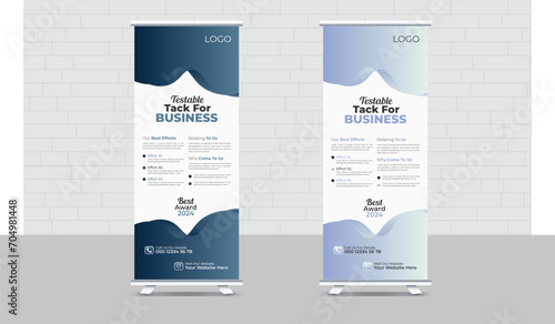 Professional business roll up stand banner for marketing