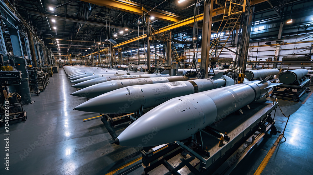 Army factory for creating missiles. Army factory for creating missiles.