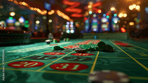 casino roulette table photo