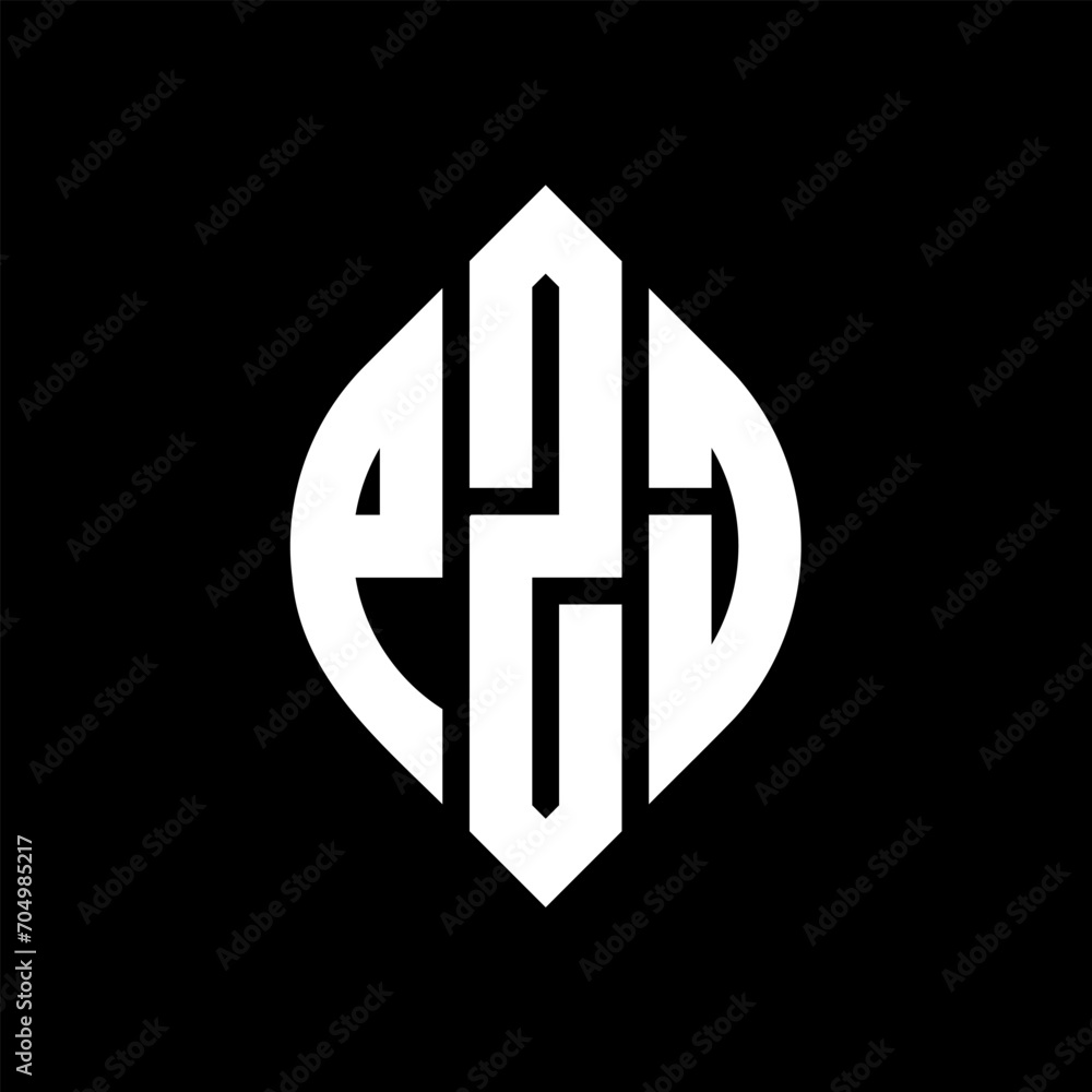 PZJ letter logo design with polygon shape. PZJ polygon and cube shape logo design. PZJ hexagon vector logo template white and black colors. PZJ monogram, business and real estate logo. PZJ letter logo design with polygon shape. PZJ polygon and cube shape logo design. PZJ hexagon vector logo template white and black colors. PZJ monogram, business and real estate logo.