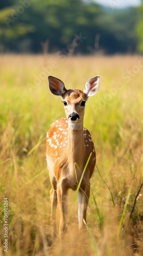 Fawn in the field