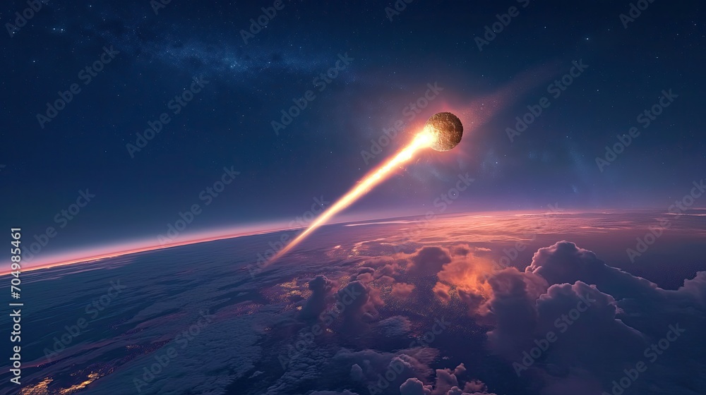 Space Weapons Shoot Down Asteroids and Meteorites