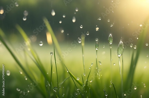 The beauty of the dewy environment