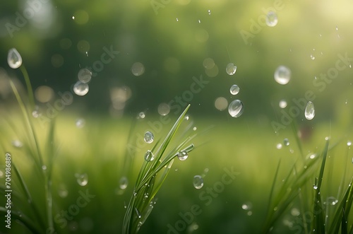 The beauty of the dewy environment