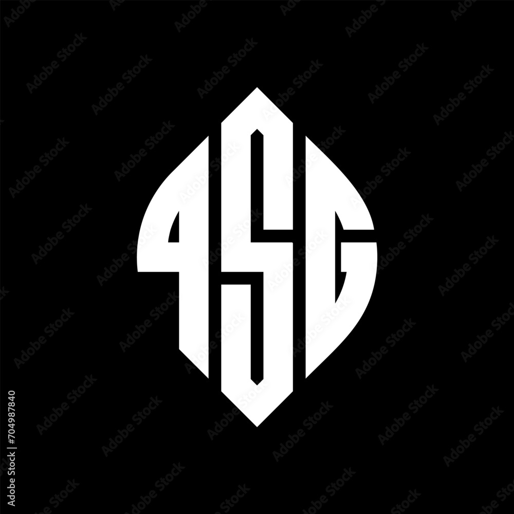 QSG circle letter logo design with circle and ellipse shape. QSG ellipse letters with typographic style. The three initials form a circle logo. QSG circle emblem abstract monogram letter mark vector. QSG circle letter logo design with circle and ellipse shape. QSG ellipse letters with typographic style. The three initials form a circle logo. QSG circle emblem abstract monogram letter mark vector.