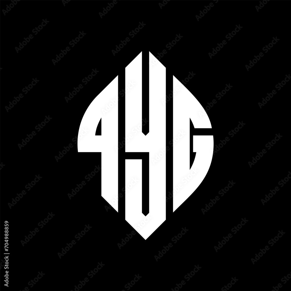 QYG circle letter logo design with circle and ellipse shape. QYG ellipse letters with typographic style. The three initials form a circle logo. QYG circle emblem abstract monogram letter mark vector. QYG circle letter logo design with circle and ellipse shape. QYG ellipse letters with typographic style. The three initials form a circle logo. QYG circle emblem abstract monogram letter mark vector.