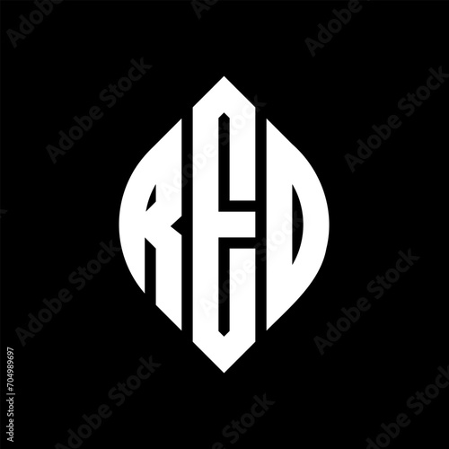 REO letter logo design with polygon shape. REO polygon and cube shape logo design. REO hexagon vector logo template white and black colors. REO monogram, business and real estate logo.