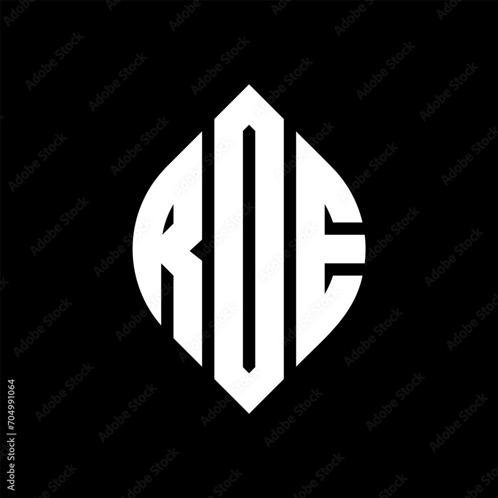ROE circle letter logo design with circle and ellipse shape. ROE ellipse letters with typographic style. The three initials form a circle logo. ROE circle emblem abstract monogram letter mark vector. ROE circle letter logo design with circle and ellipse shape. ROE ellipse letters with typographic style. The three initials form a circle logo. ROE circle emblem abstract monogram letter mark vector.