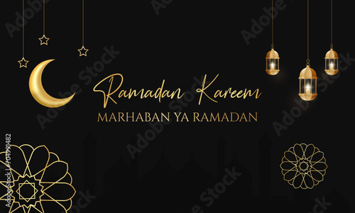 Marhaban ya Ramadan welcoming the month of Ramadan Kareem