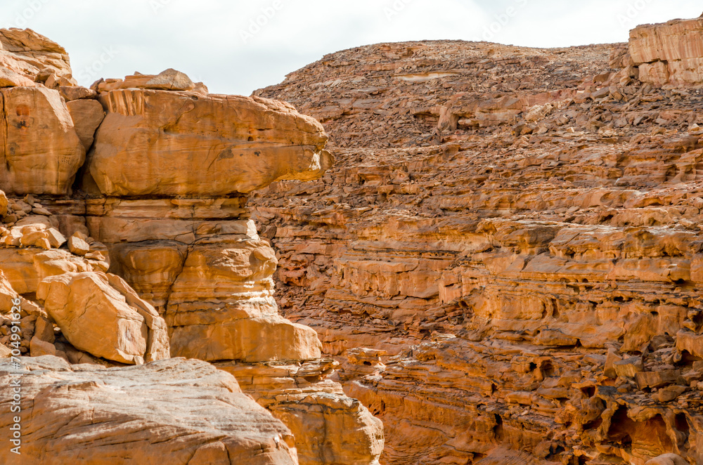 colored canyon with in Egypt Dahab South Sinai colored canyon with in Egypt Dahab South Sinai