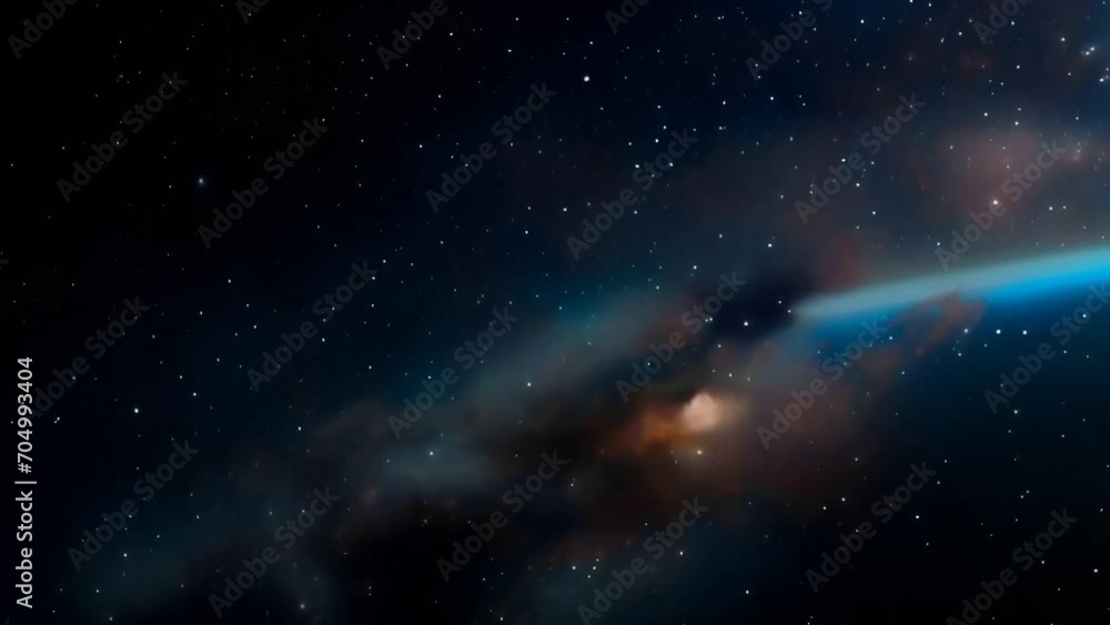 Cosmos Space Pan With Stars Cosmos Space Pan With Stars