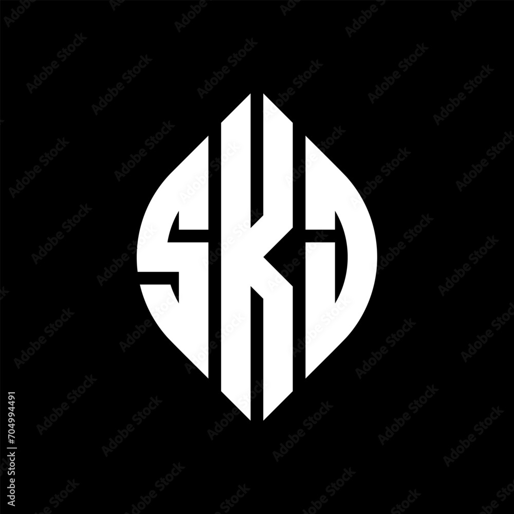 SKU circle letter logo design with circle and ellipse shape. SKU ellipse letters with typographic style. The three initials form a circle logo. SKU circle emblem abstract monogram letter mark vector. SKU circle letter logo design with circle and ellipse shape. SKU ellipse letters with typographic style. The three initials form a circle logo. SKU circle emblem abstract monogram letter mark vector.